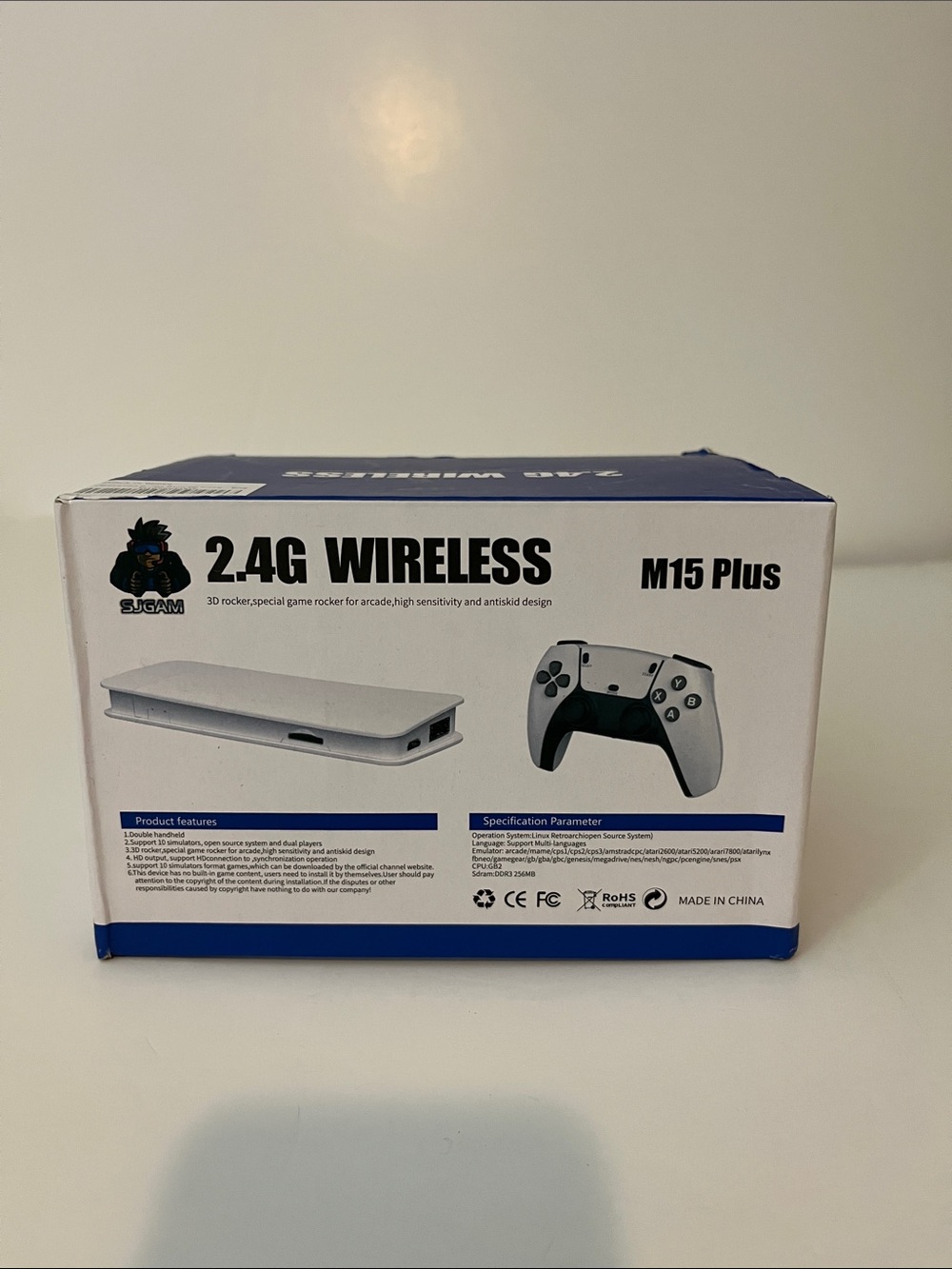 adidas White and Black Wireless Game Controller Box - M15 Plus